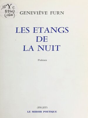 cover image of Les étangs de la nuit